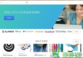 免费的网络公开课程-Coursera 官网
