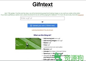 Gifntext – Easily add animated text to a gif